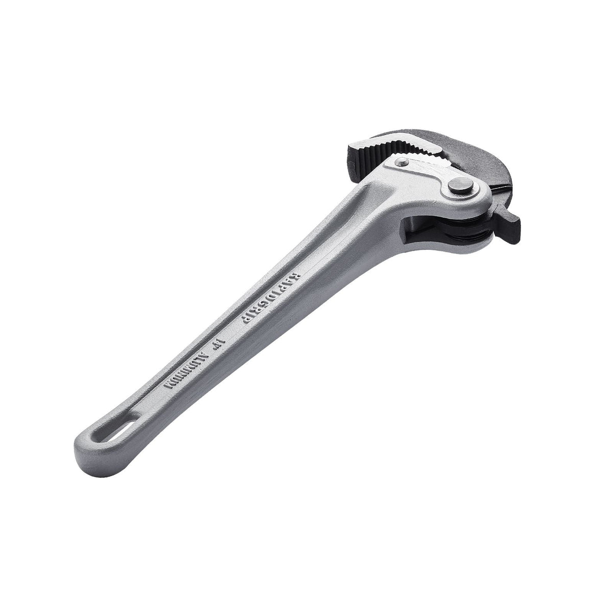 Pipe Wrench, 14" Aluminum Straight Pipe Wrench, Automatic Jaw Adjustment, Adjustable Plumbing Wrench, Easy to Carry, Ergonomic Handle, Hangable Design, for Water Pipes, Automotive Repairs