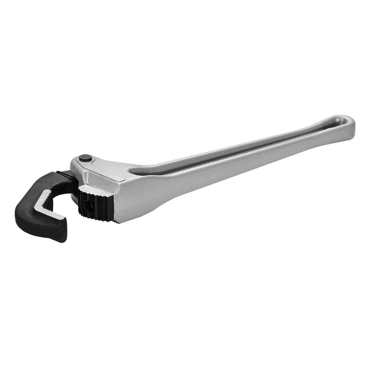 Pipe Wrench, 18" Aluminum Straight Pipe Wrench, Automatic Jaw Adjustment, Adjustable Plumbing Wrench, Easy to Carry, Ergonomic Handle, Hangable Design, for Water Pipes, Automotive Repairs