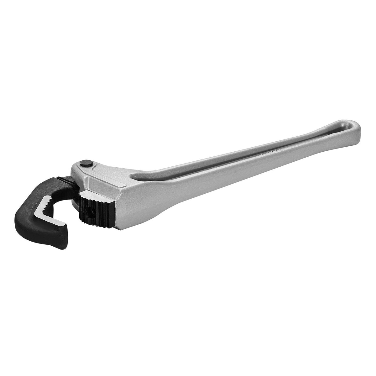 Pipe Wrench, 18" Aluminum Straight Pipe Wrench, Automatic Jaw Adjustment, Adjustable Plumbing Wrench, Easy to Carry, Ergonomic Handle, Hangable Design, for Water Pipes, Automotive Repairs
