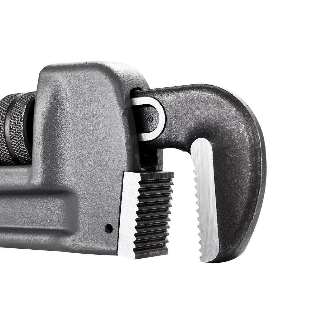 Pipe Wrench, 24" Aluminum Straight Pipe Wrench, Adjustable Plumbing Wrench, with High Strength Jaw and Ergonomic Handle, Easy to Carry, Hangable Design, for Water Pipes, Automotive Repairs