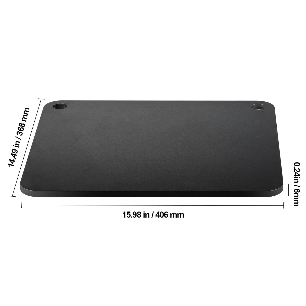 Pizza Steel, 16" x 14.5" x 1/4" Pizza Steel Plate for Oven, Pre-Seasoned Carbon Steel Pizza Baking Stone with 20X Higher Conductivity, Heavy Duty Pizza Pan for Outdoor Grill, Indoor Oven