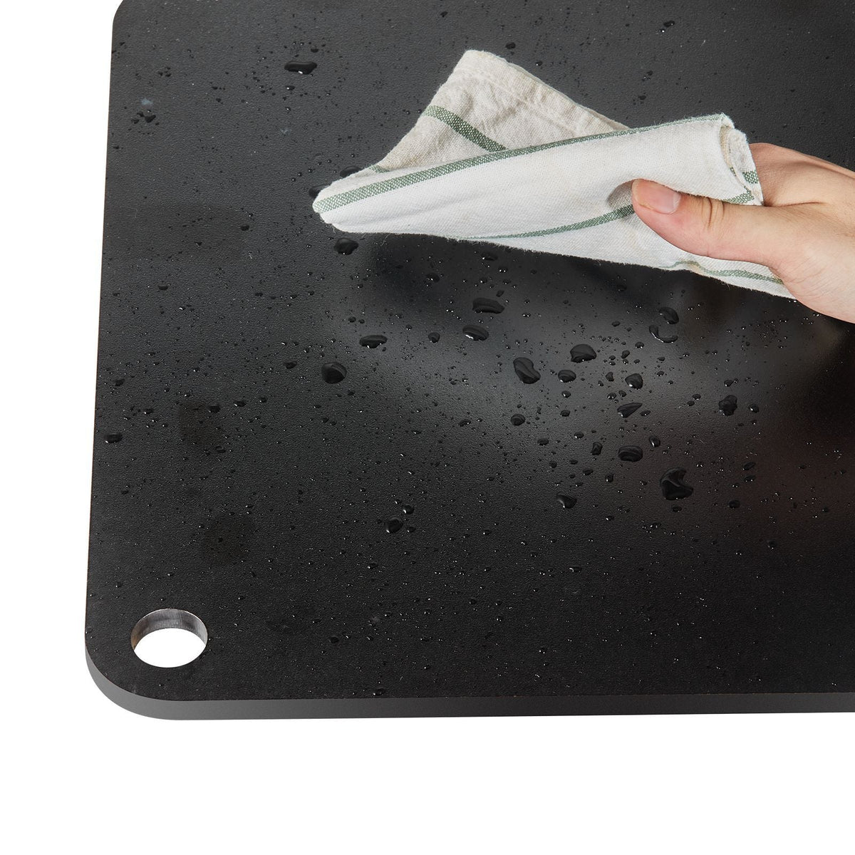 Pizza Steel, 16" x 14.5" x 3/8" Pizza Steel Plate for Oven, Pre-Seasoned Carbon Steel Pizza Baking Stone with 20X Higher Conductivity, Heavy Duty Pizza Pan for Outdoor Grill, Indoor Oven