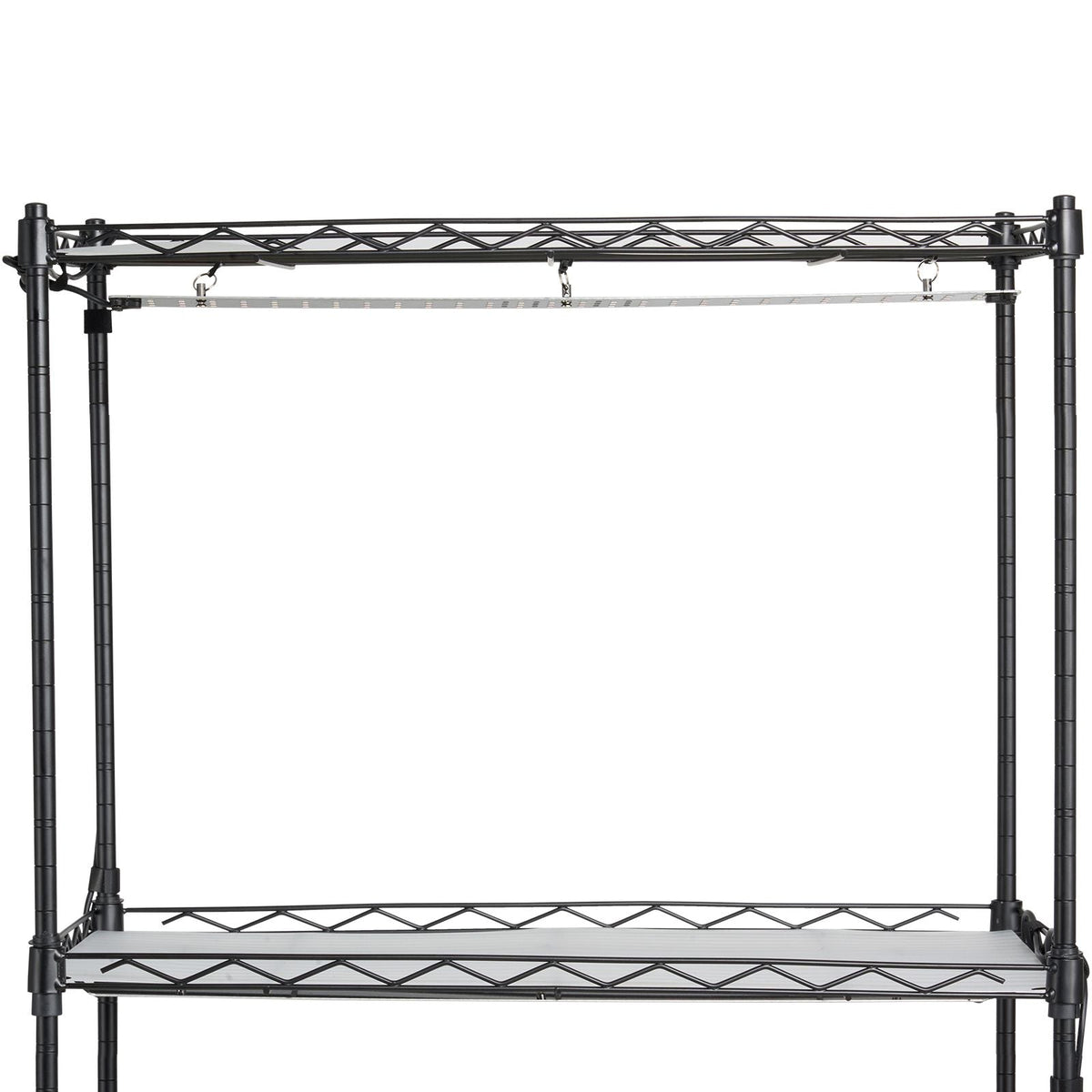 Plant Stand with Grow Light, 4-Tier Plant Shelf with 45W Full Spectrum Grow Light, 3 Mode Plant Light with Timer and Wheel for Seed Starting, Metal Grow Light Shelf for Indoor Plants