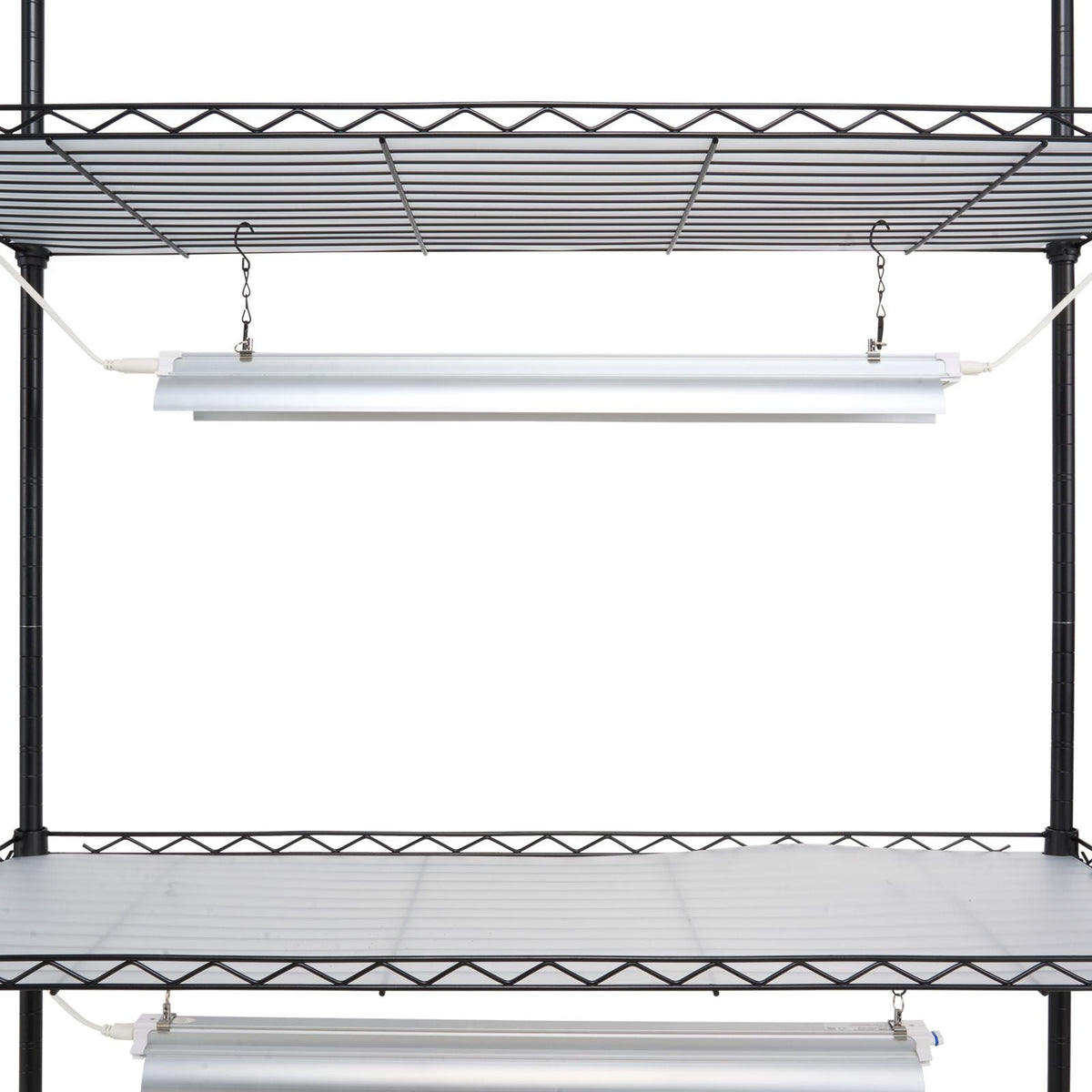 Plant Stand with Grow Light, 4 Tier Plant Shelf with 90W Grow Light for Indoor Plants, Grow Light Shelf Full Spectrum Lights Adjustable Metal Plant Stand for Seed Starting