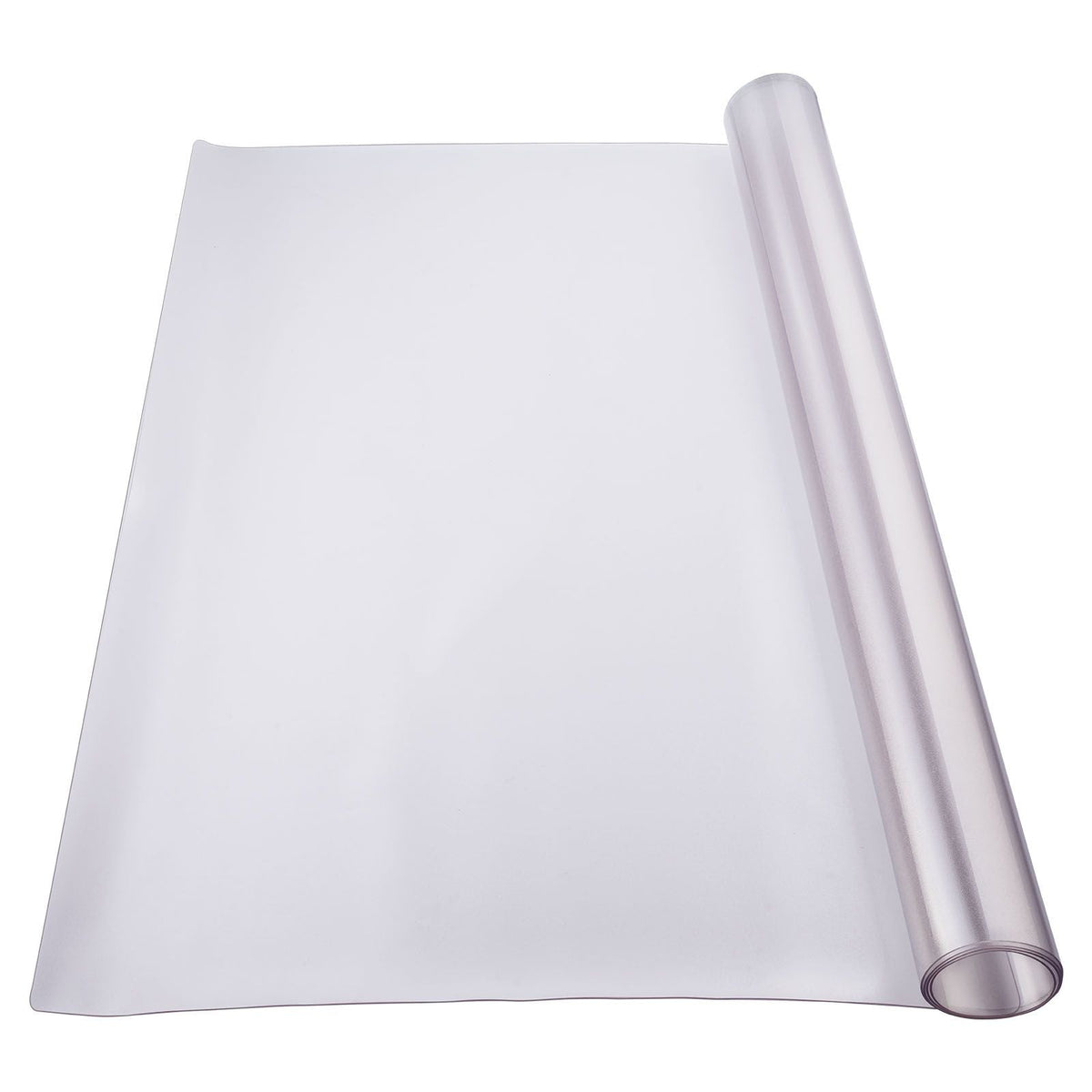 Plastic Table Cover, 24 x 48 Inch 1.5 mm Thick Frosted Table Protector, Rectangle PVC Desk Mat, Waterproof & Easy Cleaning Desk Pad Tablecloth, for Office Dresser Dining Room Table Night Stand