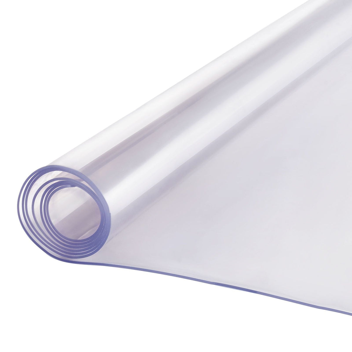 Plastic Table Cover, 24 x 48 Inch 2.0 mm Thick Clear Table Protector, Rectangle PVC Desk Mat, Waterproof & Easy Cleaning Desk Pad Tablecloth, for Office Dresser Dining Room Table Night Stand