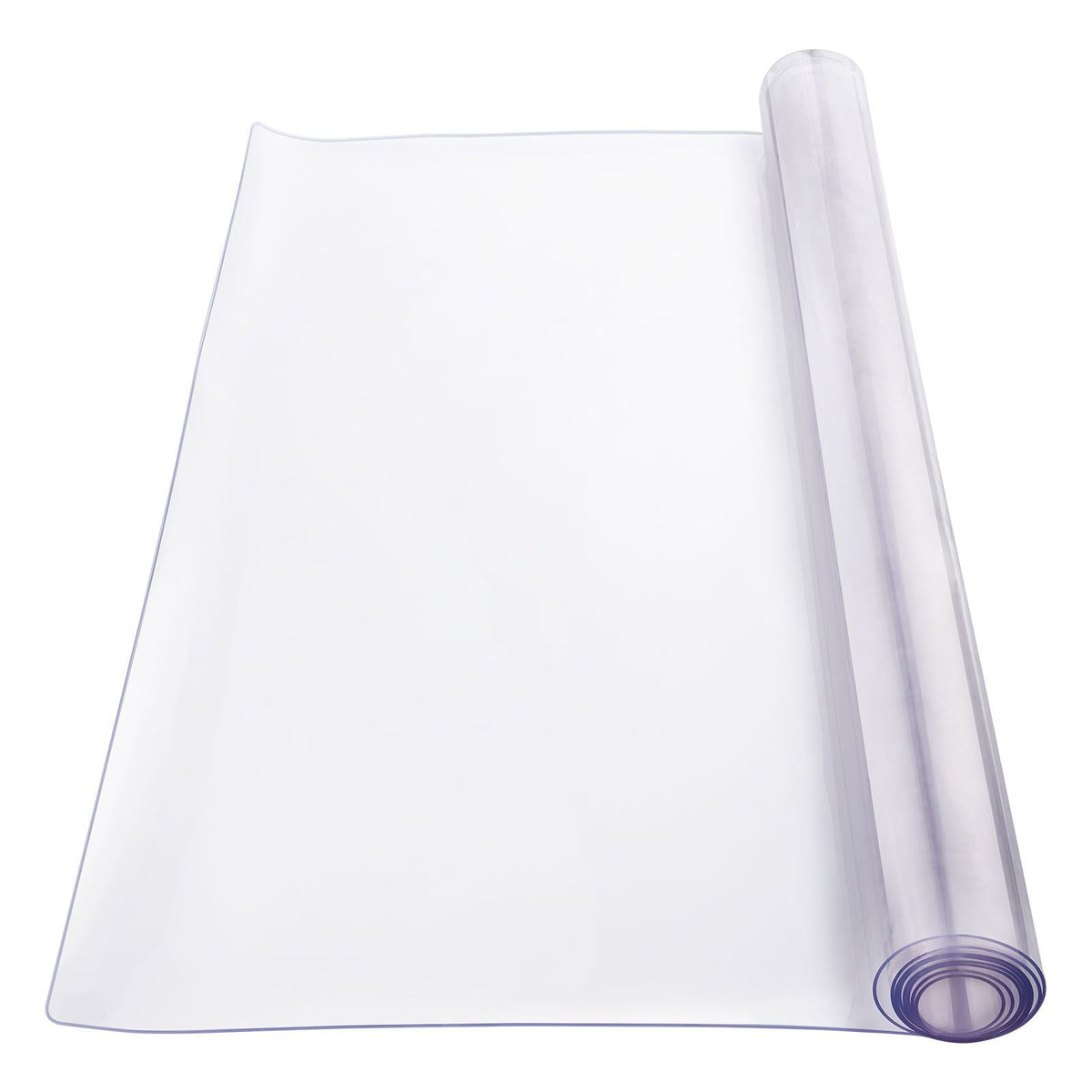 Plastic Table Cover, 40 x 80 Inch 2.0 mm Thick Clear Table Protector, Rectangle PVC Desk Mat, Waterproof & Easy Cleaning Desk Pad Tablecloth, for Office Dresser Dining Room Table Night Stand