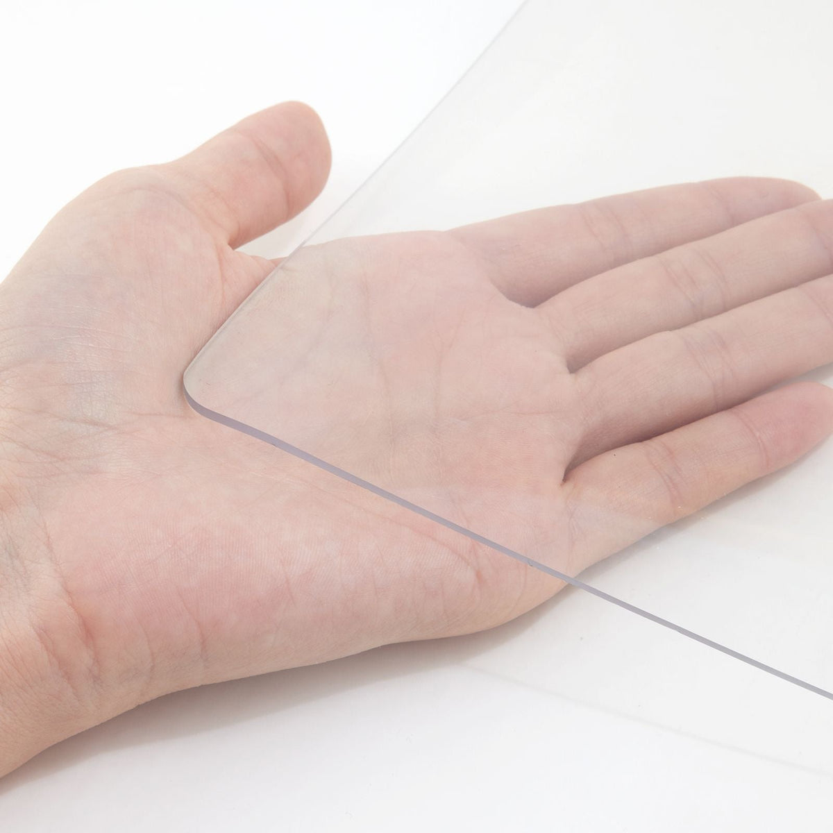 Plastic Table Cover, 42"x80"x0.08", Transparent PVC Table Protector, Rectangle Clear Desk Mat, Water Oil Proof Table Cover for Dining Table Coffer Table Kitchen Worktable Dresser Cabinet, etc.
