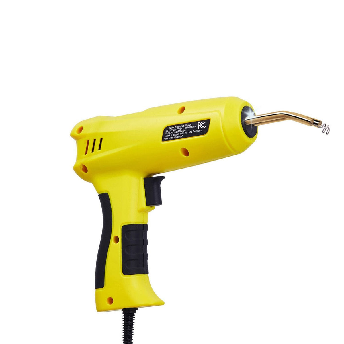 Plastic Welding Kit, 220W Plastic Welder Gun with 1200PCS Hot Staples & 76PCS Welding Rods, Professional Hot Staple Welding Gun with LED Light, Carrying Case for Kayak, Toys, Car Bumper Repair