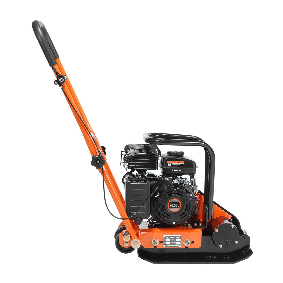 Plate Compactor, 2.8 HP 98CC Gas Engine 5,250 RPM, 1,920 lbs Force Vibratory Compaction Tamper with 18.7 x 11.8 inch Plate for Walkways, Patios, Asphalts, Paver Landscaping, EPA Compliant