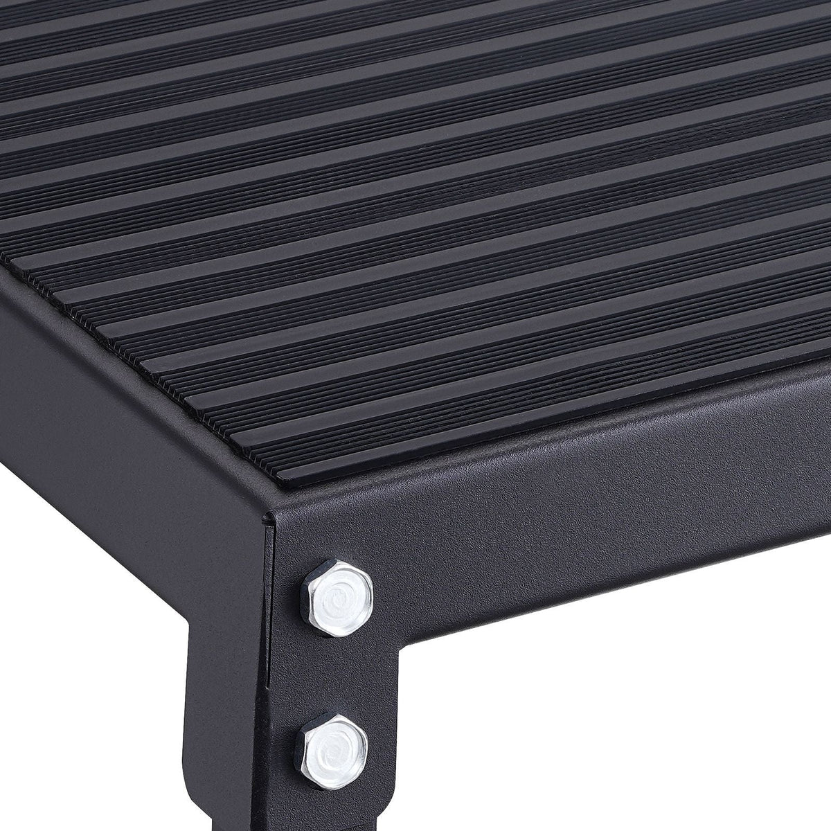 Plyometric Jump Box, 12 Inch Plyo Box, Steel Plyometric Platform and Jumping Agility Box, Anti-Slip Fitness Exercise Step Up Box for Home Gym Training, Conditioning Strength Training, Black