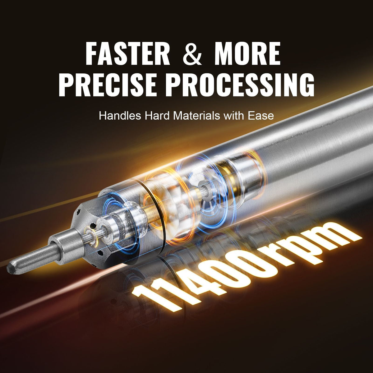 Pneumatic Engraving Pen, 11400 BPM, Speed Adjustable 1/8" Pencil Grinder, Portable Pneumatic Scribe Pen with Air Hose, Air Micro Grinder Scribe Pen for Precision Carving on Stone Glass Wood