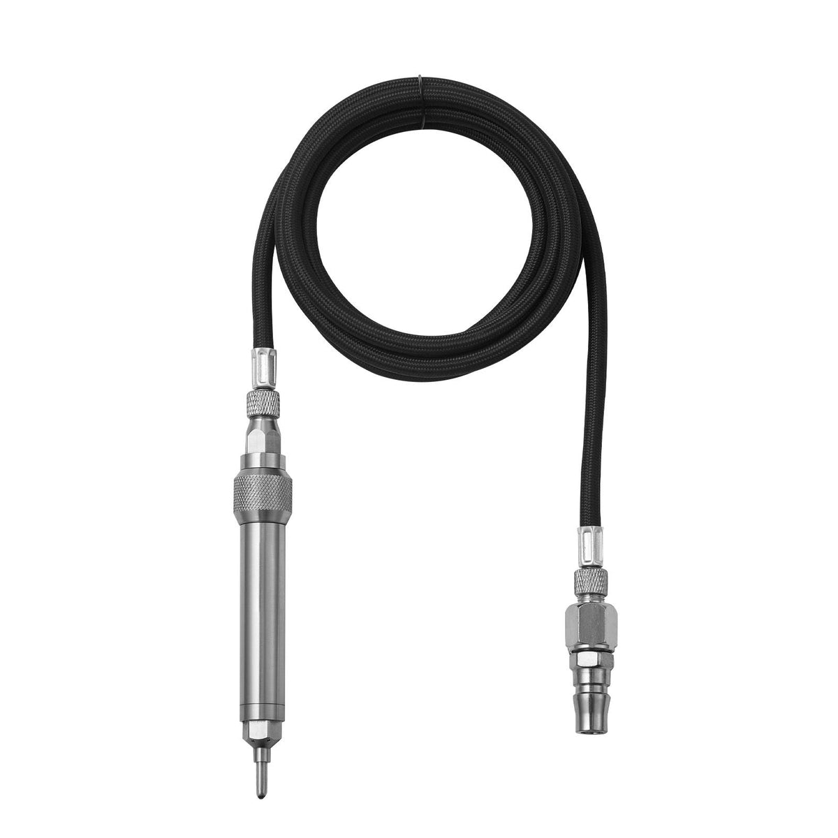 Pneumatic Engraving Pen, 11400 BPM, Speed Adjustable 1/8" Pencil Grinder, Portable Pneumatic Scribe Pen with Air Hose, Air Micro Grinder Scribe Pen for Precision Carving on Stone Glass Wood
