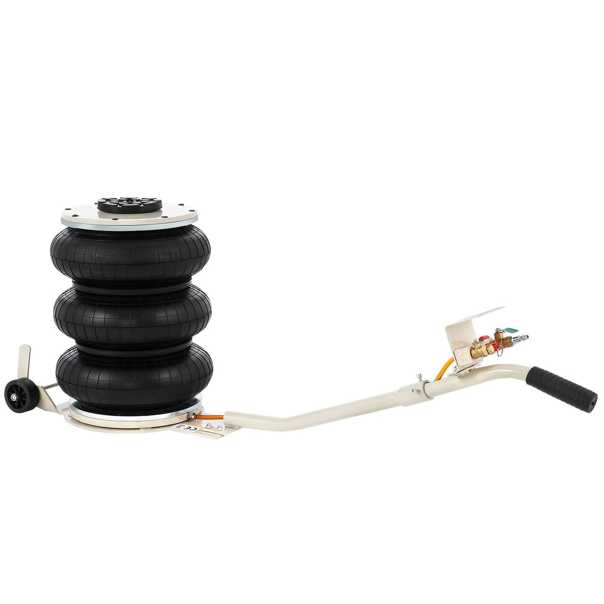 Pneumatic Jack, 5 Ton/11023 lbs Triple Bag Air Jack, Lifting Height 6.3-15.75 Inch, Inflatable Car Jack with Long Handle, Lifter Pneumatic Air Jack for Garage Car Lifting Repair