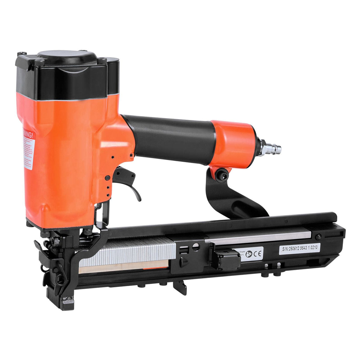 Pneumatic Staple Gun, 16 Gauge 1-inch Wide Crown Pneumatic Stapler 5/8" to 1-1/2" Length, 70-120PSI Air Staple Gun with Two Firing Modes for Roof Decking, Wall Sheathing, Fencing, Subflooring