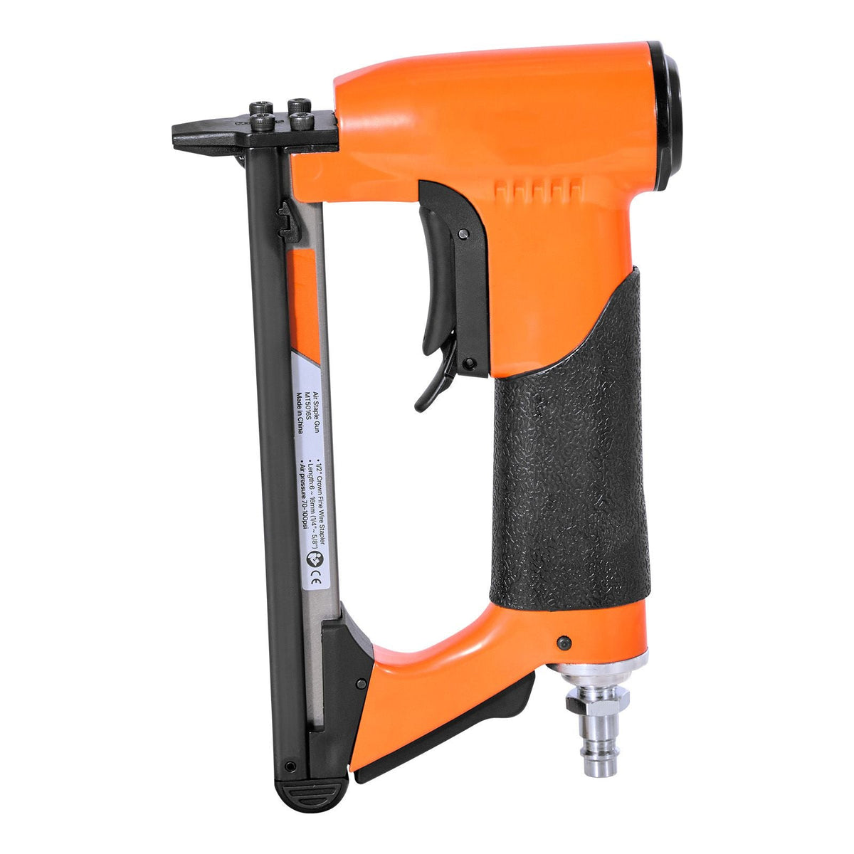 Pneumatic Staple Gun, 20 Gauge Air Upholstery Stapler for 50 Series Fine Wire Staples 1/2" Crown 1/4"-5/8" Length, Max 110PCS Loading Air Staple Gun for Upholstering, Woodworking, DIY Projects