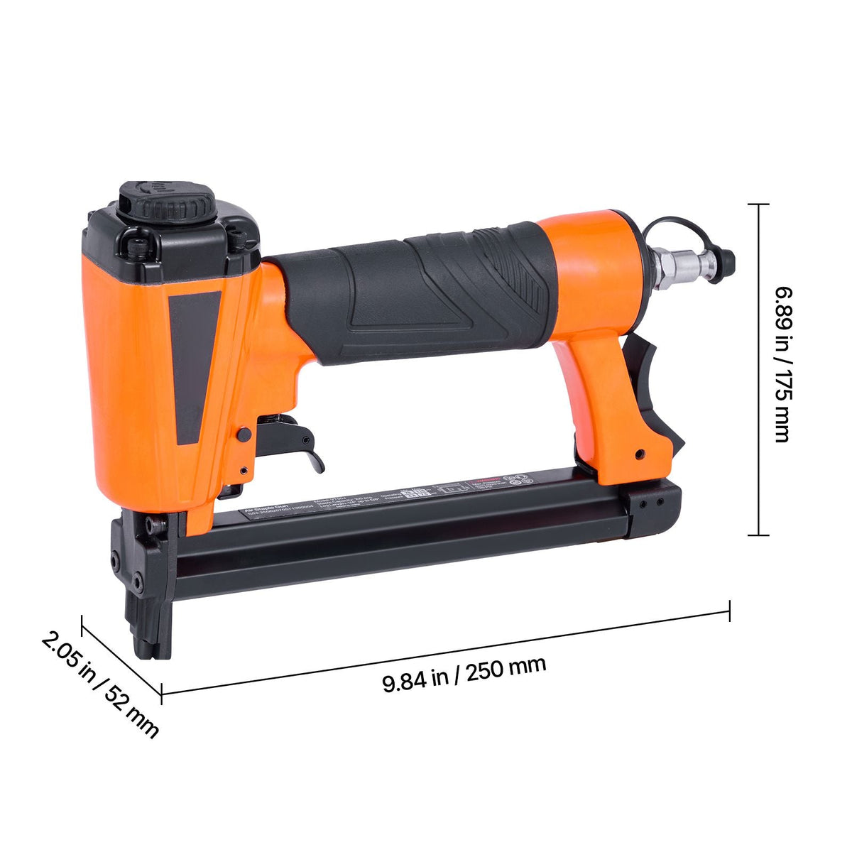 Pneumatic Staple Gun, 20 Gauge T50 Pneumatic Upholstery Stapler for 7/16" Crown 5/32"-5/8" Length Staples, 70-110 PSI Air Staple Gun for Woodworking, Upholstering, Fabric, Crafts, DIY Projects