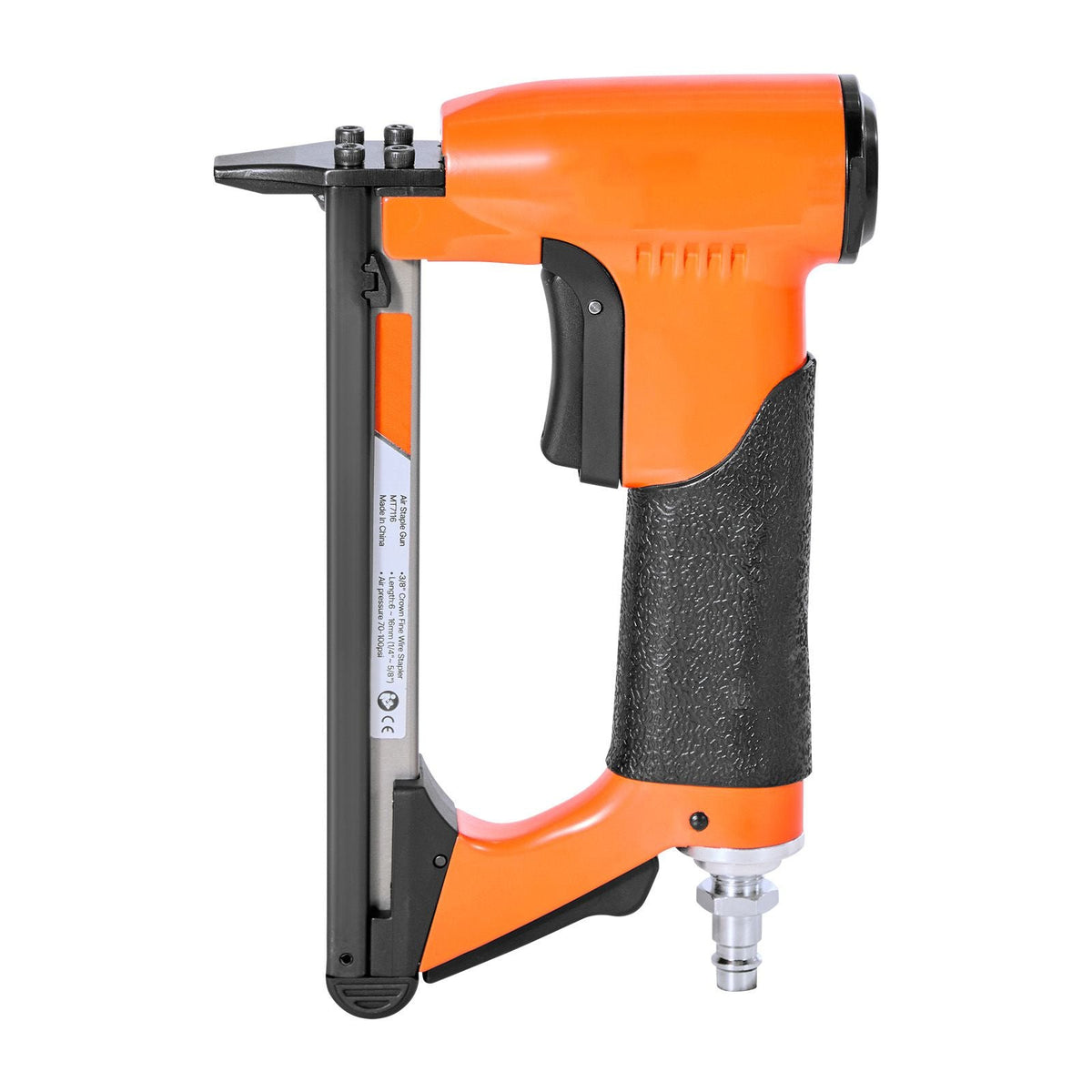Pneumatic Staple Gun, 22 Gauge Air Upholstery Stapler for 71 Series Fine Wire Staples 3/8" Crown 1/4"-5/8" Length, Max 180PCS Loading Air Staple Gun for Upholstering, Woodworking, DIY Projects