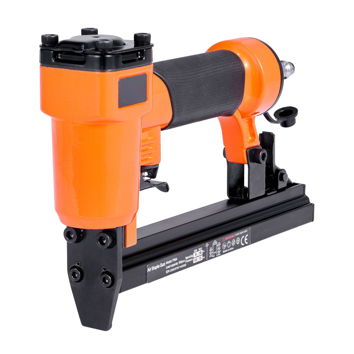 Pneumatic Staple Gun, 22 Gauge Pneumatic Upholstery Stapler for 71 Series Fine Wire Staples 3/8-inch Crown 5/32"-5/8" Length, 70-110 PSI Air Staple Gun for Woodworking, Upholstering, DIY Project