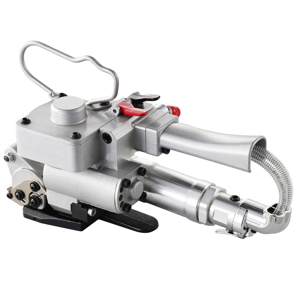 Pneumatic Strapping Tool, for 3/4"-1" Width PET Plastic Belt, Packaging Strapping Machine, Handheld Baler, Automatic Packaging Machine with 4000N Max Tension, Portable Banding Strapping Kit