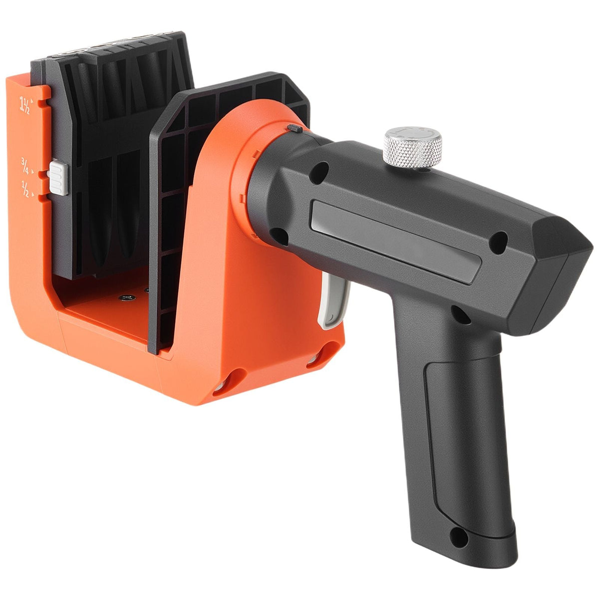 Pocket Hole Jig Kit, 1/2", 3/4", 1-1/2" Adjustable, 360° Rotating Handle, Jig Pocket Hole System with 260 Screws, C-Clamp, Stop Collar, Drill Bit, Easy Clamping and Adjusting, for Woodworking