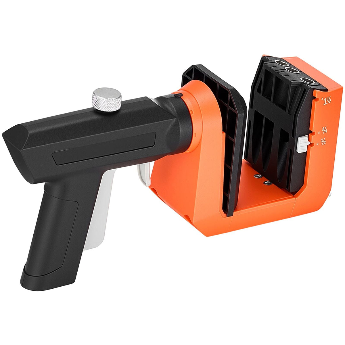 Pocket Hole Jig Kit, 1/2", 3/4", 1-1/2" Adjustable, 360° Rotating Handle, Jig Pocket Hole System with 260 Screws, C-Clamp, Stop Collar, Drill Bit, Easy Clamping and Adjusting, for Woodworking