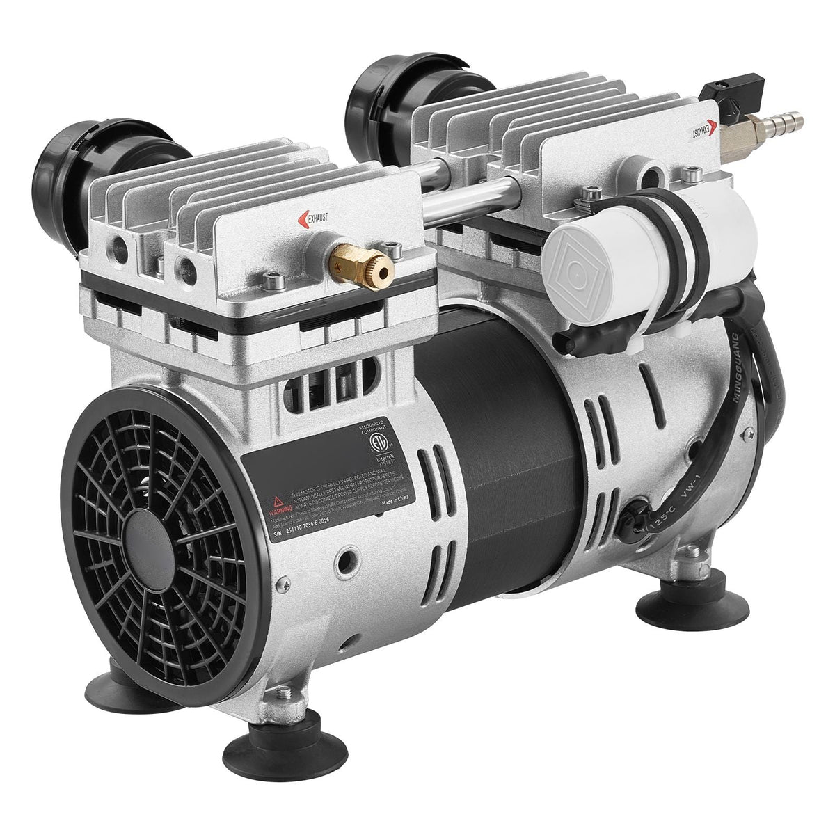 Pond Aerator, 6.7CFM 1 HP Air Compressor, Lake Aerator for Ponds up to 3 Acres, Overheat Protection & Anti-Backflow Valve, 745W Powerful Motor, Pond Aeration Pump for Water Oxygen Circulation