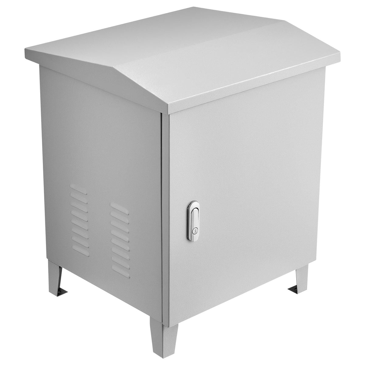 Pond Aerator Weatherproof Outdoor Cabinet, Housing for Pond Aerator with Cooling Fan & AC Power Outlet, 16.9 x 19.7 x 22.8 in, Water Garden Aeration Box, Fits Most Aeration Compressors