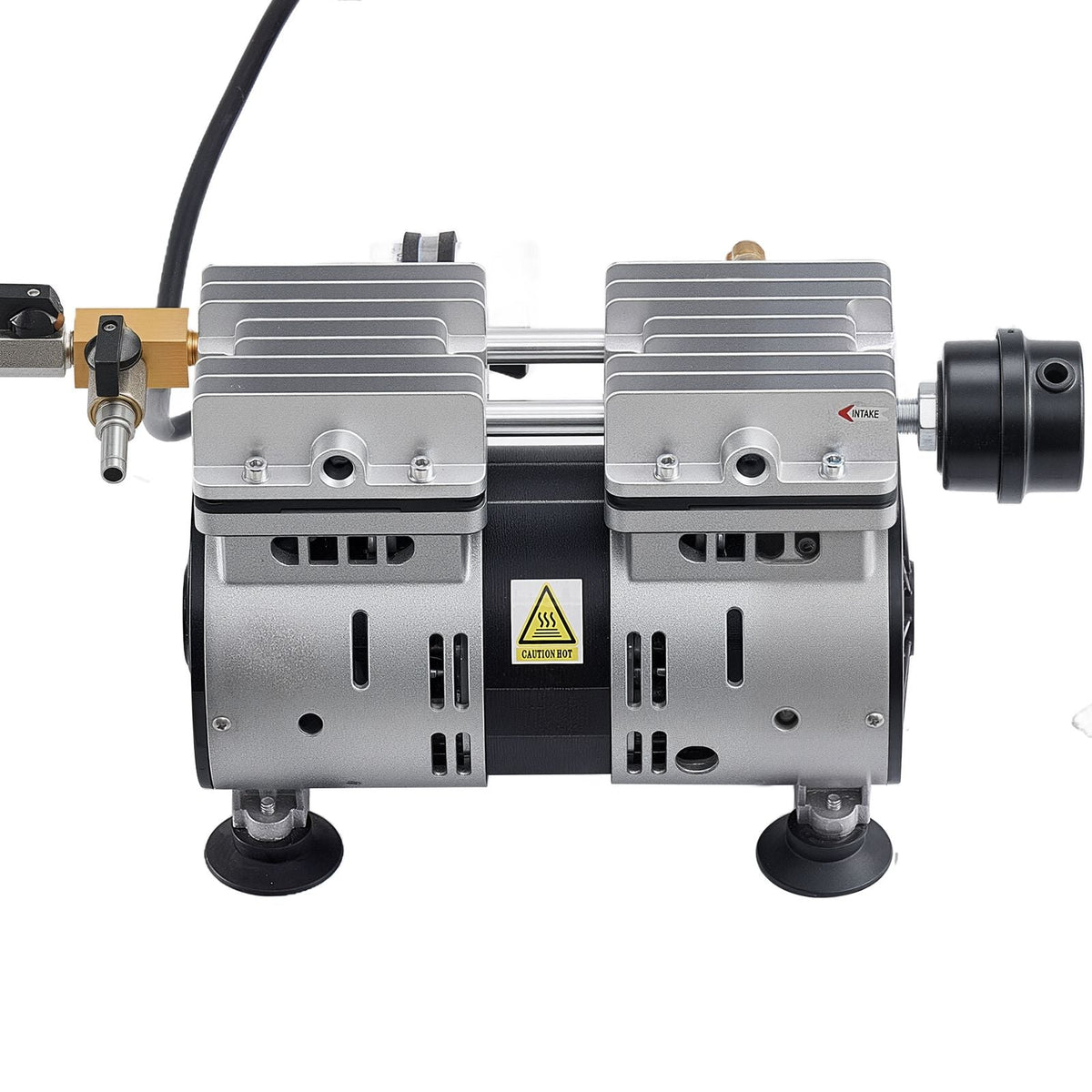 Pond Aerators, 5.2CFM Aeration System for Lake up to 3 Acres, 3/4 HP Air Compressor, 2 Diffusesr & Two100' Weighted Tubings, Aeration Pump for Outdoor Ponds & Lakes Deep Water Oxygen Circulation