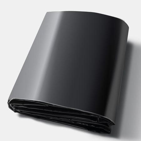 Pond Liner, 20 x 25 ft 45 Mil Thick, Pliable EPDM Material Pond Skins, Easy Cutting Underlayment for Fish or Koi Pond, Waterfall Base, Water Features, Water Gardens, Fountains, Black