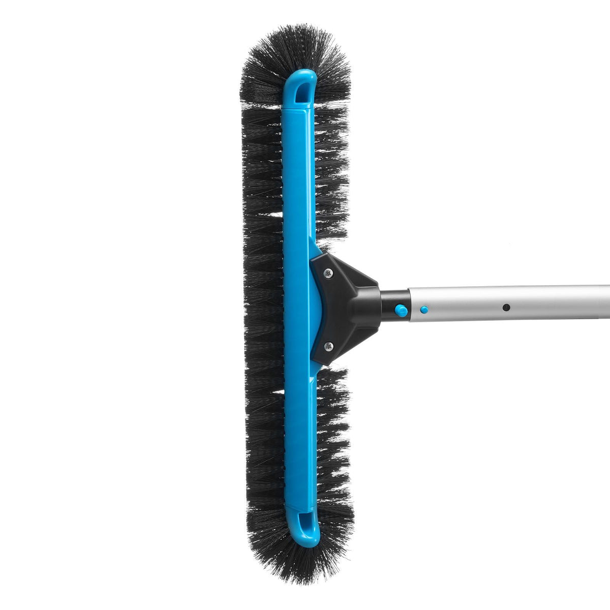 Pool Brush Head, 20 Inch Scrub Brushes with Nylon Bristles and Aluminum Pole Connector, Heavy Duty Curved Brush Head for Cleaning Inground/Above Ground Swimming Pool Walls, Pole Not Included