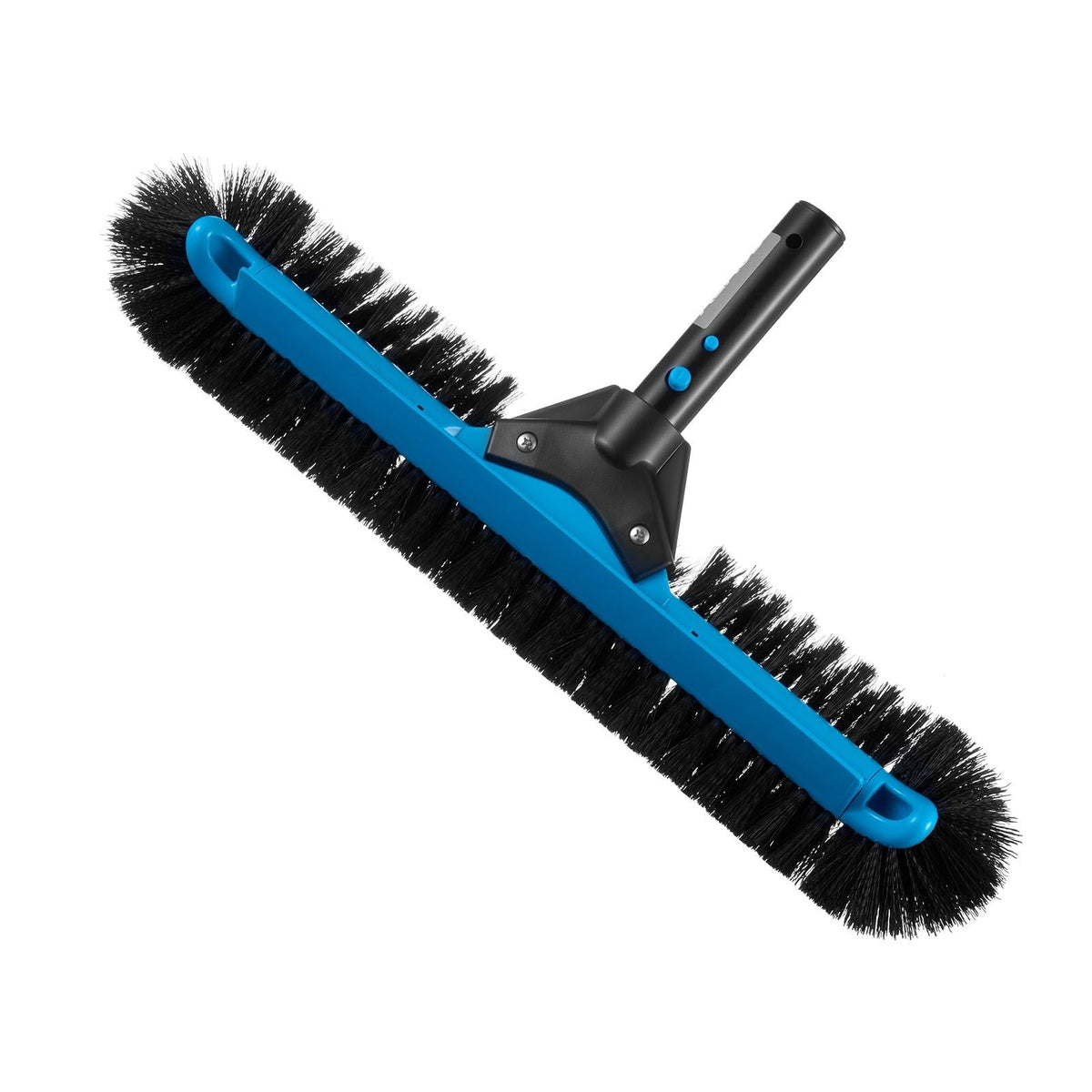 Pool Brush Head, 20 Inch Scrub Brushes with Nylon Bristles and Aluminum Pole Connector, Heavy Duty Curved Brush Head for Cleaning Inground/Above Ground Swimming Pool Walls, Pole Not Included