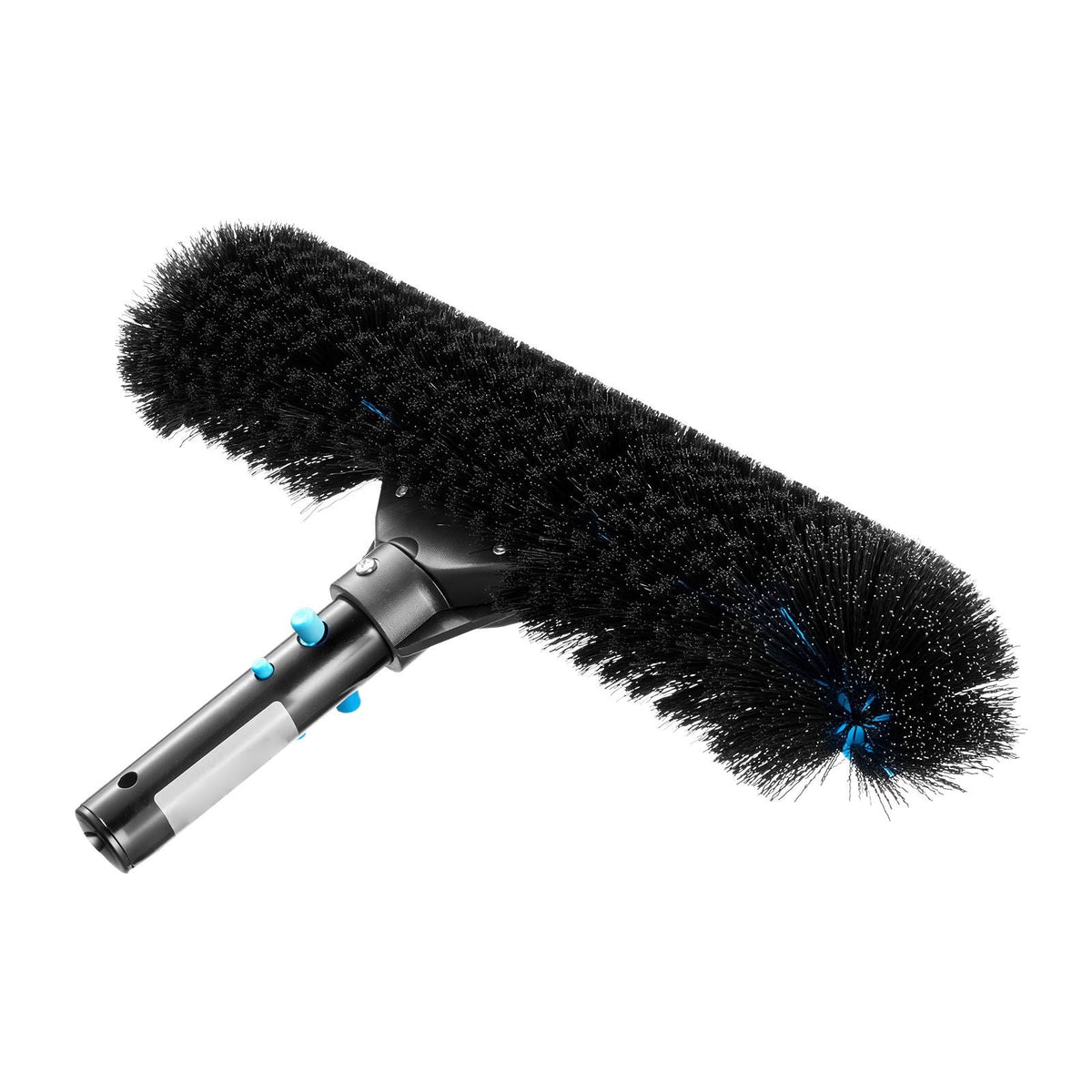 Pool Brush Head, 20 Inch Scrub Brushes with Nylon Bristles and Aluminum Pole Connector, Heavy Duty Curved Brush Head for Cleaning Inground/Above Ground Swimming Pool Walls, Pole Not Included