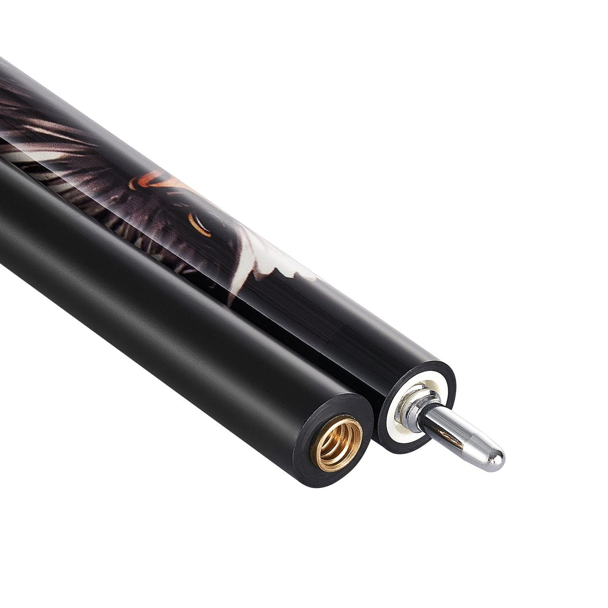 Pool Cue, 1 Piece Pool Stick, 58 inch & 19 oz Canadian Maple Wood Billiard Pools Cue Stick with Multi-Layer Tip & ABS Connection Ring, Cues Sticks for Professional Pool Table, Bar, Home, Office
