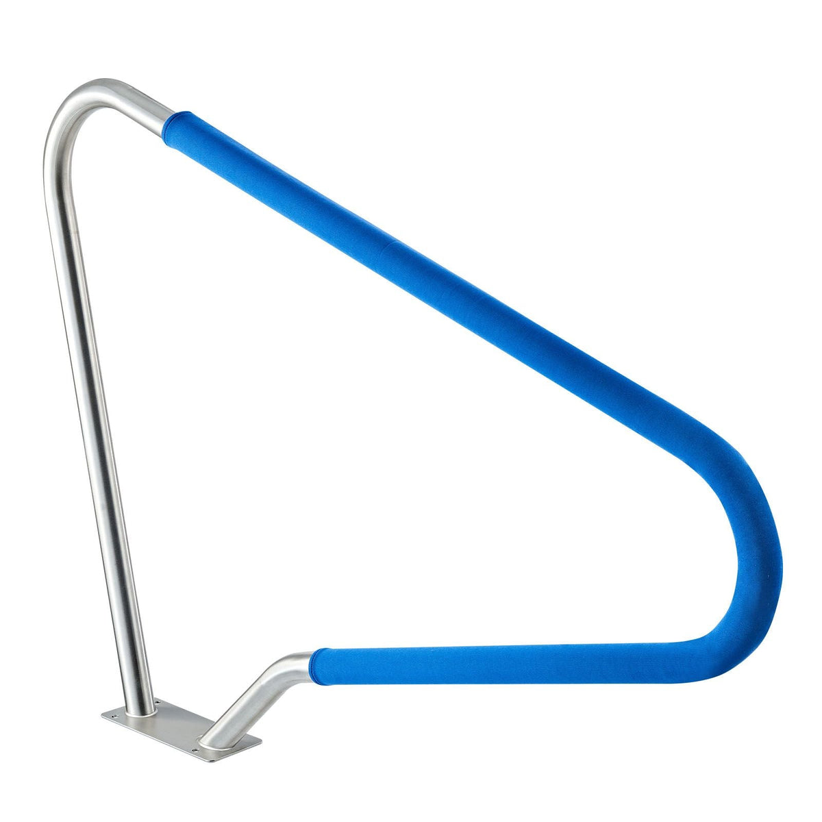 Pool Rail, 48 x 36 inch Pool Handrail, 220 lbs Load Capacity Heavy Duty 304 Stainless Steel Swimming Handrail, Detachable Nonslip Sleeve, Rich Accessories, for Poolside, Water Parks, Spa Centers