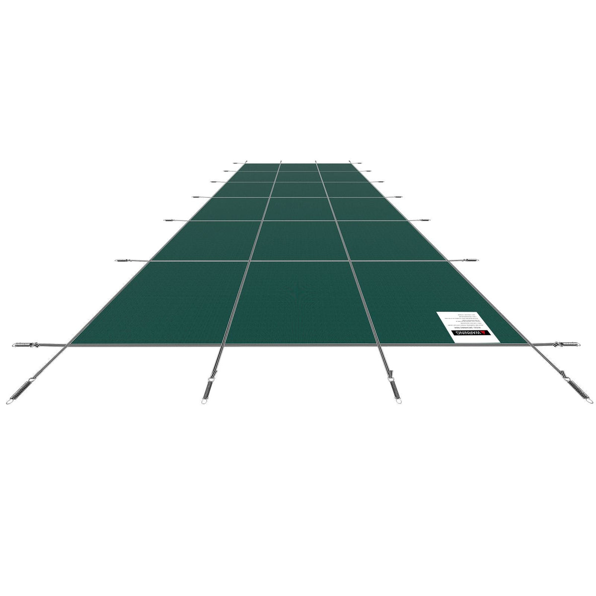 Pool Safety Cover Fits 20x40ft Rectangle Inground Safety Pool Cover Green Mesh Solid Pool Safety Cover for Swimming Pool Winter Safety Cover