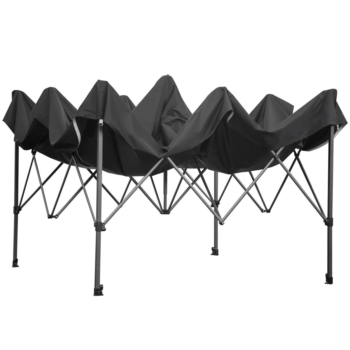 Pop Up Canopy Tent, 10 x 10 FT, Outdoor Patio Gazebo Tent with Removable Sidewalls and Wheeled Bag, UV Resistant Waterproof Instant Gazebo Shelter for Party, Garden, Backyard, Black