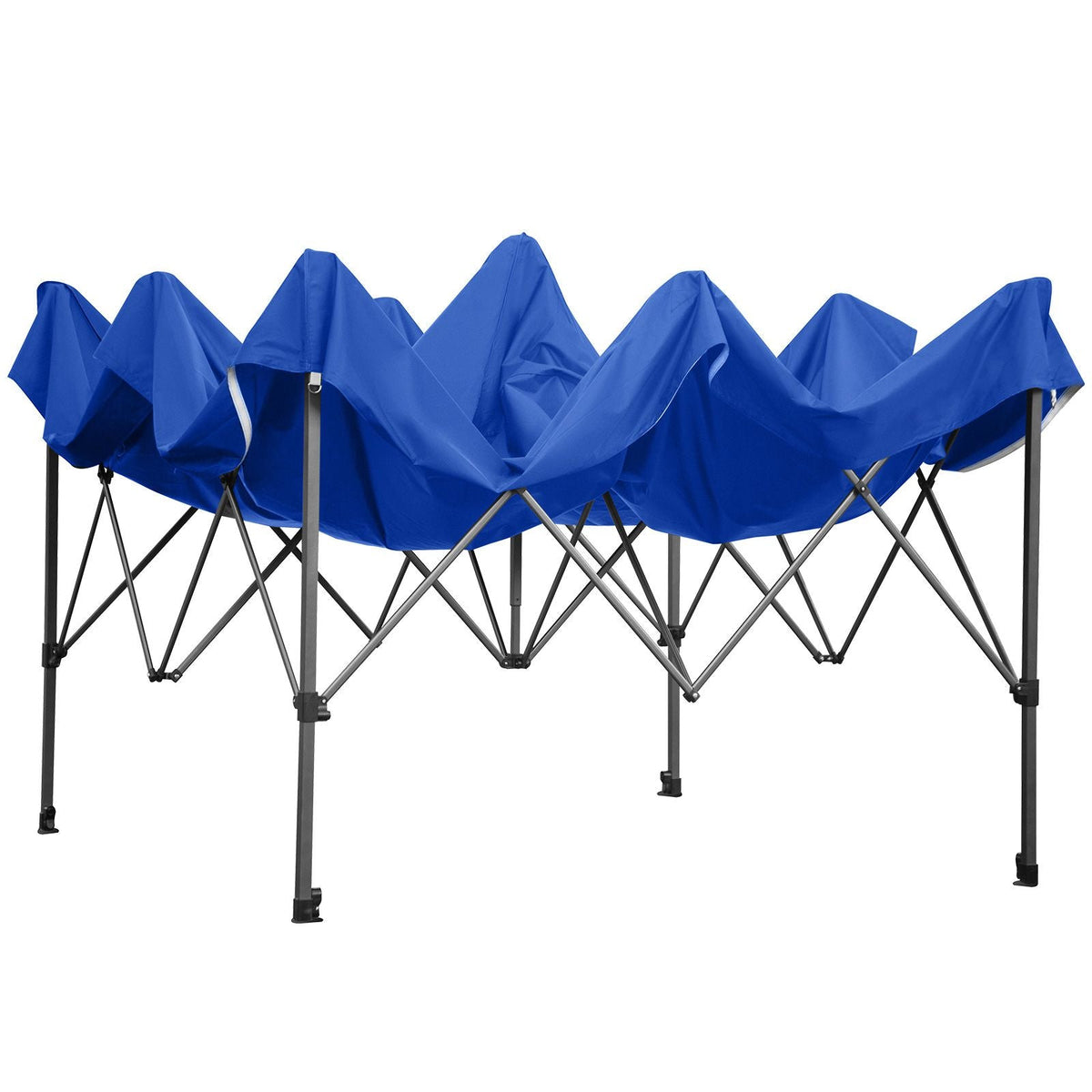 Pop Up Canopy Tent, 10 x 10 FT, Outdoor Patio Gazebo Tent with Removable Sidewalls and Wheeled Bag, UV Resistant Waterproof Instant Gazebo Shelter for Party, Garden, Backyard, Blue