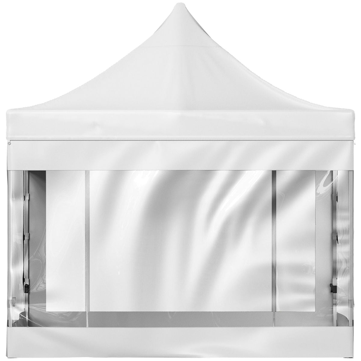 Pop Up Canopy Tent, 10 x 10 FT, Outdoor Patio Gazebo Tent with Removable Sidewalls and Wheeled Bag, UV Resistant Waterproof Instant Gazebo Shelter for Party, Garden, Backyard, White