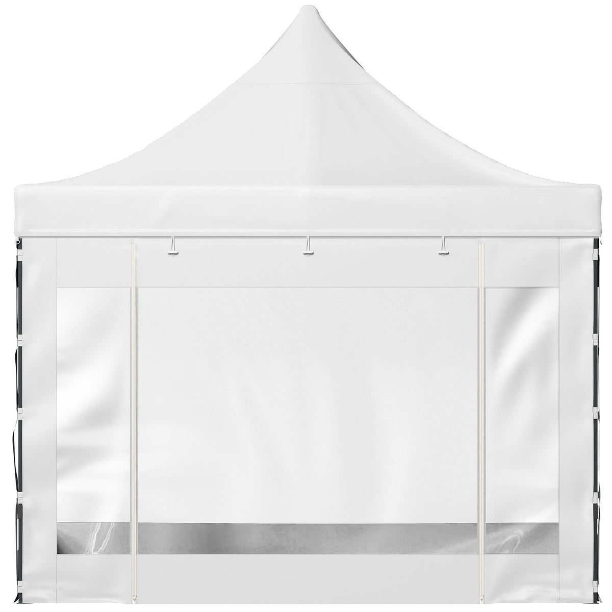 Pop Up Canopy Tent, 10 x 10 FT, Outdoor Patio Gazebo Tent with Removable Sidewalls and Wheeled Bag, UV Resistant Waterproof Instant Gazebo Shelter for Party, Garden, Backyard, White