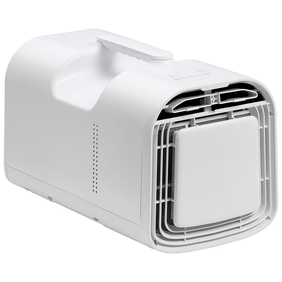 Portable Air Conditioner, 4250 BTU 3-Speed Air Conditioning Unit with 24H Timer, Remote-Control Air Portable AC Adjustable Temp 16-32Celsius, for Outdoor Tent Camping, RVs or Home Use, White
