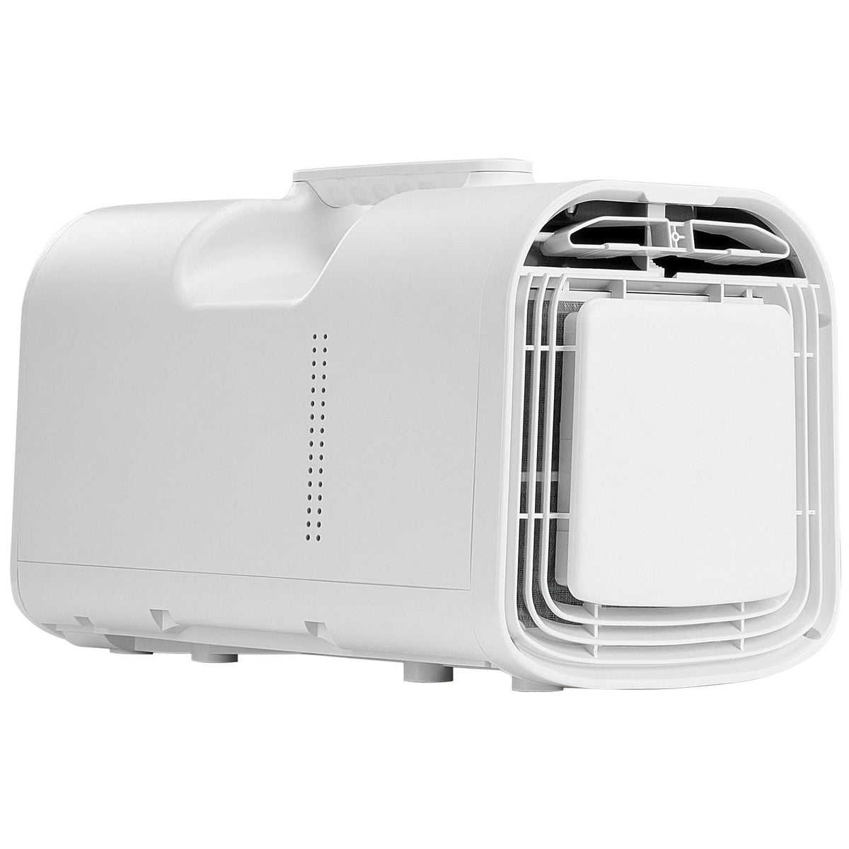 Portable Air Conditioner, 4250 BTU 3-Speed Air Conditioning Unit with 24H Timer, Remote-Control Air Portable AC Adjustable Temp 16-32Celsius, for Outdoor Tent Camping, RVs or Home Use, White