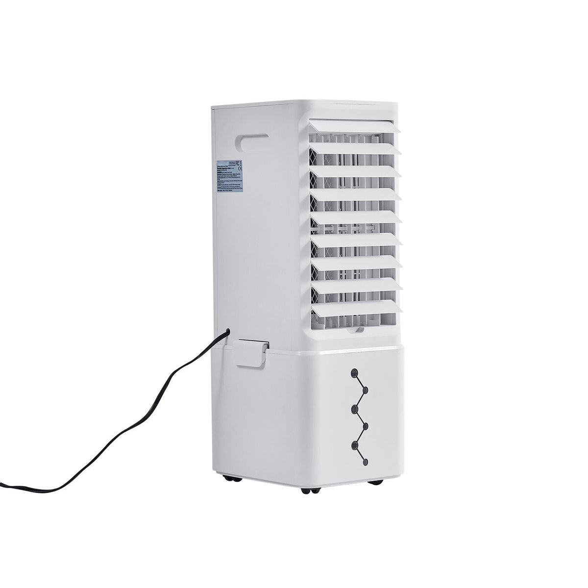 Portable Air Conditioner, 9L 550 CFM Swamp Cooler Air Conditioner with 12H Timer & Remote Control, 3-Speed Evaporative Air Cooler with 2 Ice Boxes, Quiet & Movable, Ideal for Outdoor Indoor Use