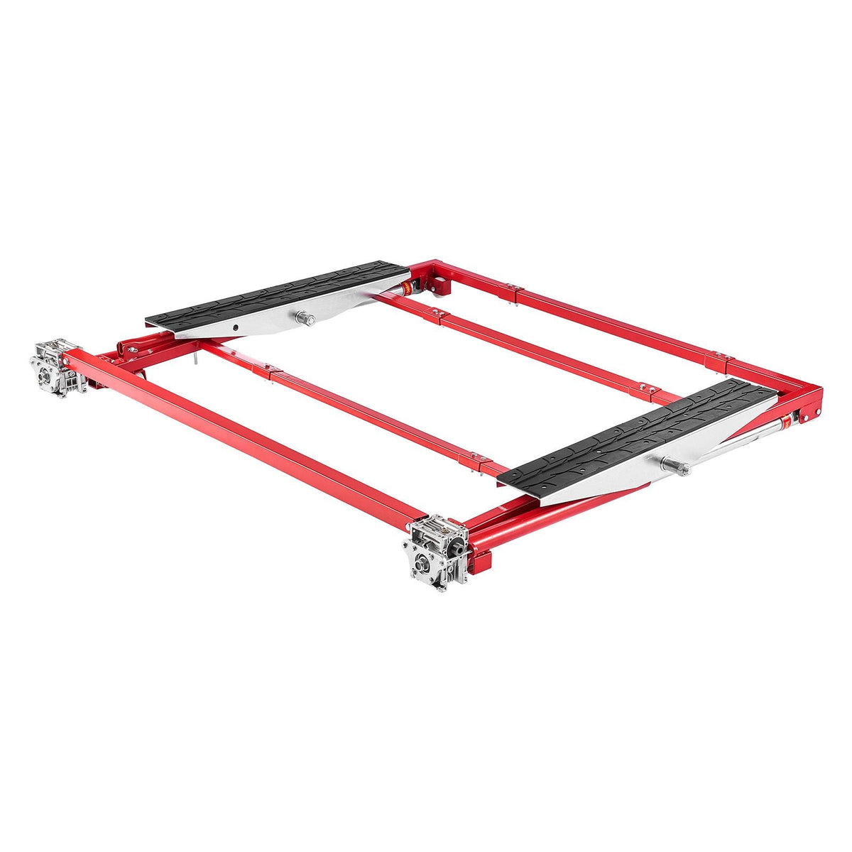 Portable Car Lift, 4400 lbs Capacity, Heavy Duty Steel Quick Lift with 23" Max Height, Adjustable Width and Wheels, Manual Lifting for Cars, Compact SUVs, Mini Trucks, Home Garage or Shop Use