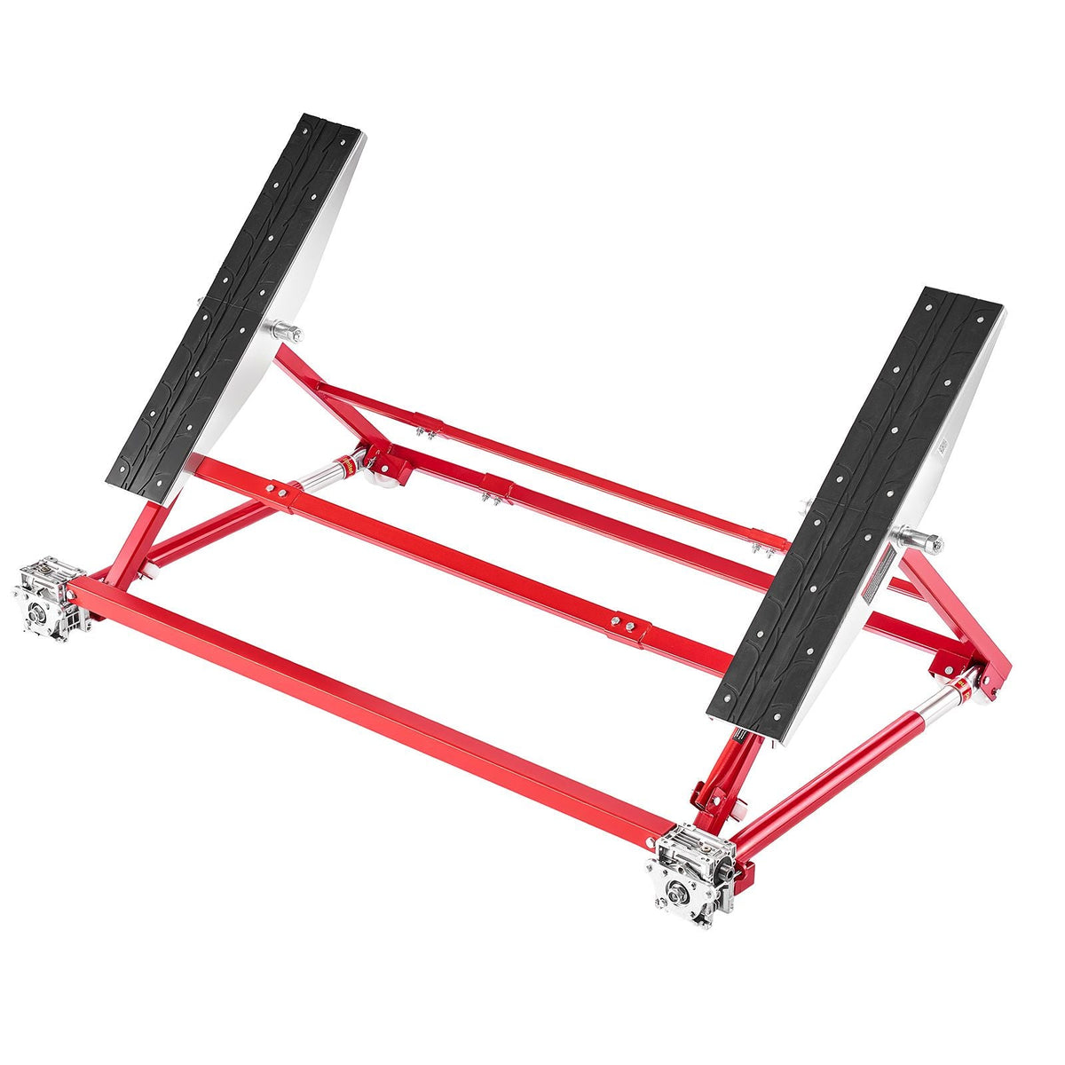 Portable Car Lift, 4400 lbs Capacity, Heavy Duty Steel Quick Lift with 23" Max Height, Adjustable Width and Wheels, Manual Lifting for Cars, Compact SUVs, Mini Trucks, Home Garage or Shop Use