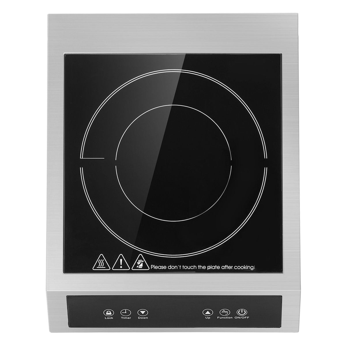 Portable Commercial Induction Cooktop 3500W Countertop Burner 11 Temp Levels