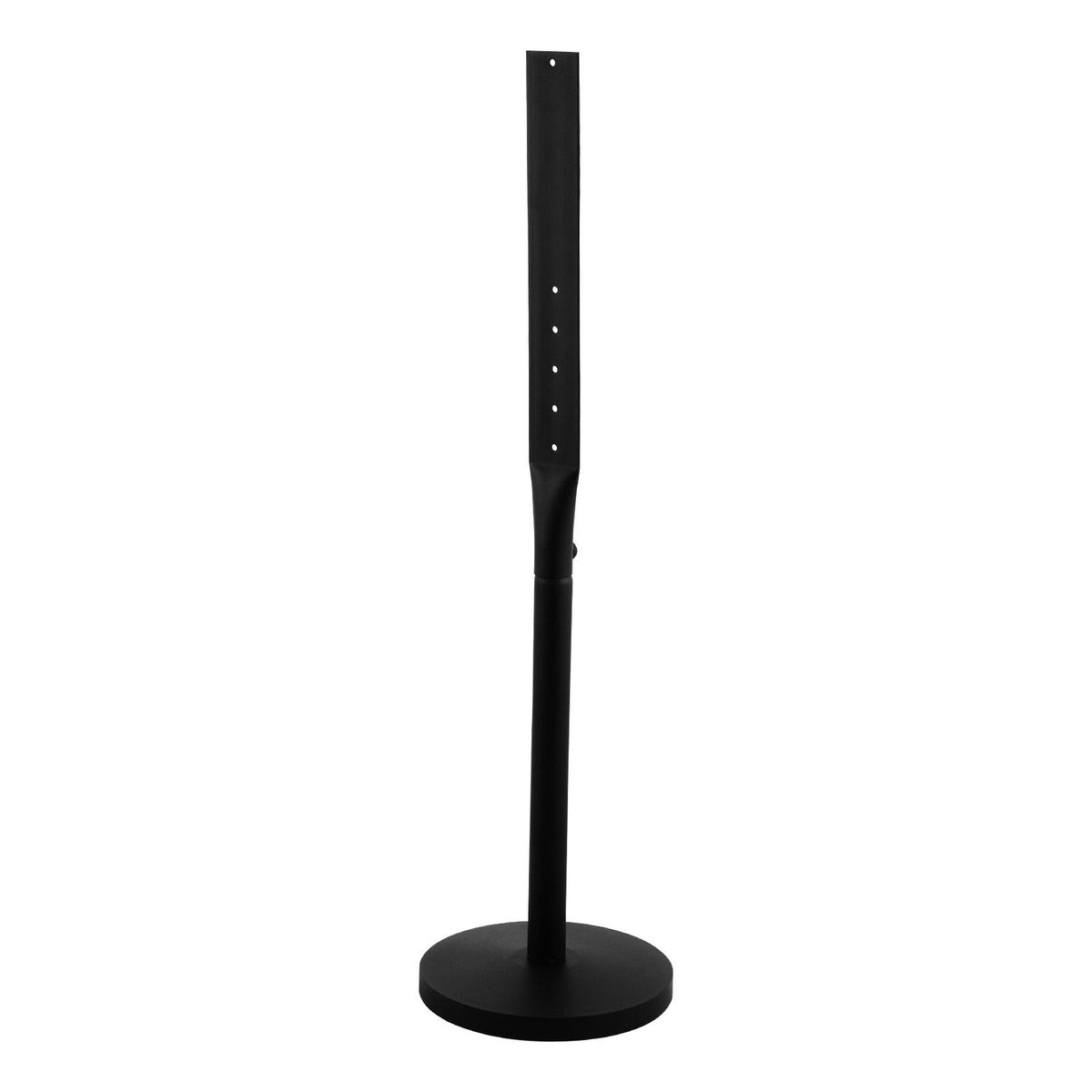 Portable Sign Post, 2-Pack, 4 ft Tall, Metal Sign Stands with Heavy Duty Cast Iron Base, Multi-Hole Design for Easy Installation, Wind-Resistant, for Indoor and Outdoor Parking, Warning, Notice