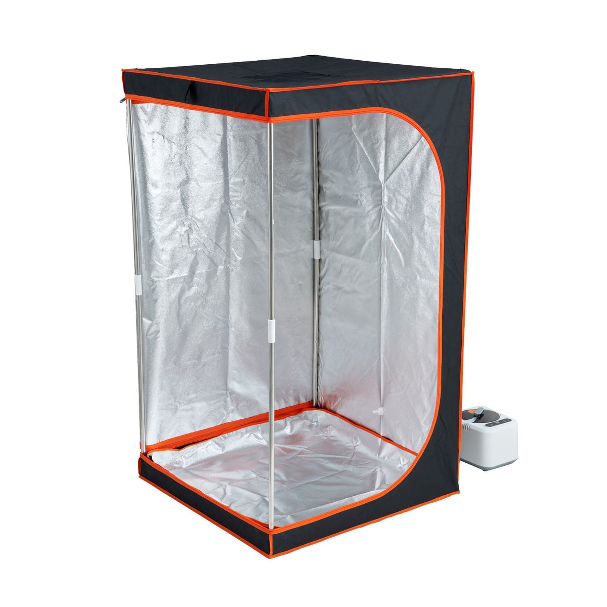 Portable Steam Sauna Tent Full Size, 1000W Personal Sauna Blanket Kit for Home Spa, Detoxify & Soothing Heated Body Therapy, Time & Temperature Remote Control With Floor Mat