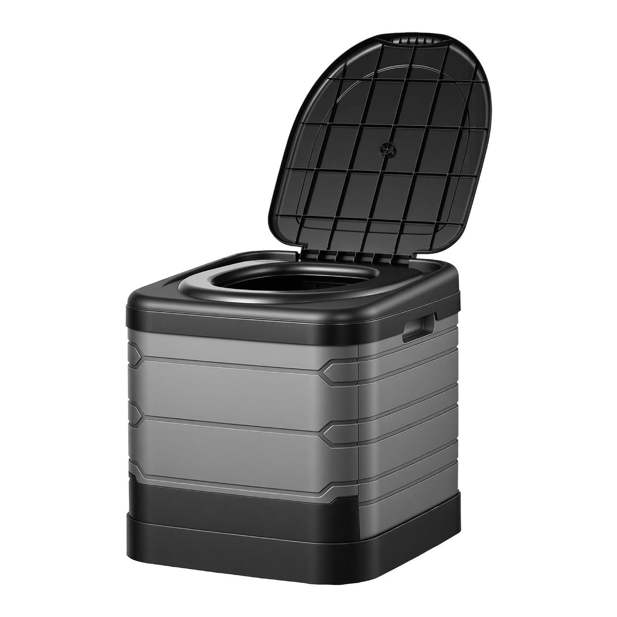 Portable Toilet, 330 lbs Load Capacity, Folding Camping Toilet for Adults, Outdoor Travel Potty with Carry Bag, Trash Bags, Suitable for Home Use, RV Travel, Camping, Hiking, Boating, Car, Trips
