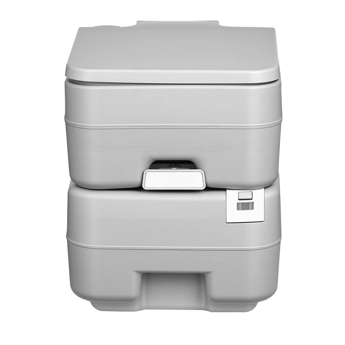 Portable Toilet, 5.3 Gallon Detachable Waste Tank, 120 Flushes, Camping Toilet for Adults, Outdoor Travel Potty with Level Indicator, Carry Bag, Suitable for RV Travel, Camping, Hiking, Boating